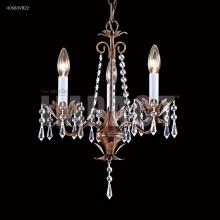 James R Moder 40683VB22 - 3 Arm Mini Crystal Chandelier
