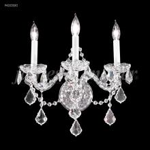 James R Moder 94203S00 - Vienna Glass Arm 3 Arm Wall Sconce