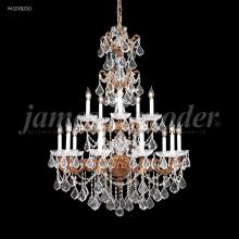 James R Moder 94329BZ00 - Madrid Cast Brass 15Arm Entry Chandelier