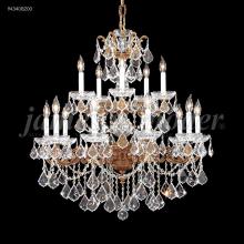 James R Moder 94340BZ00 - Madrid Cast Brass 15 Arm Chandelier