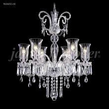 James R Moder 96266S11-60 - Venetian 6 Arm Chandelier