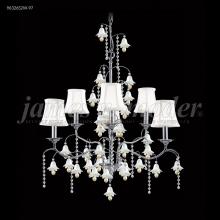 James R Moder 96326S2EW-97 - Murano Collection 6 Arm Chandelier