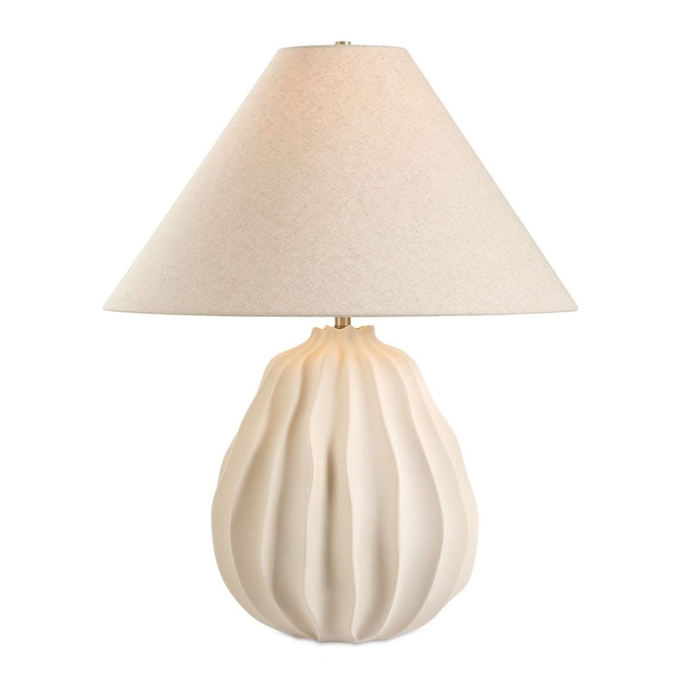 Uttermost Javary Matte Beige Table Lamp