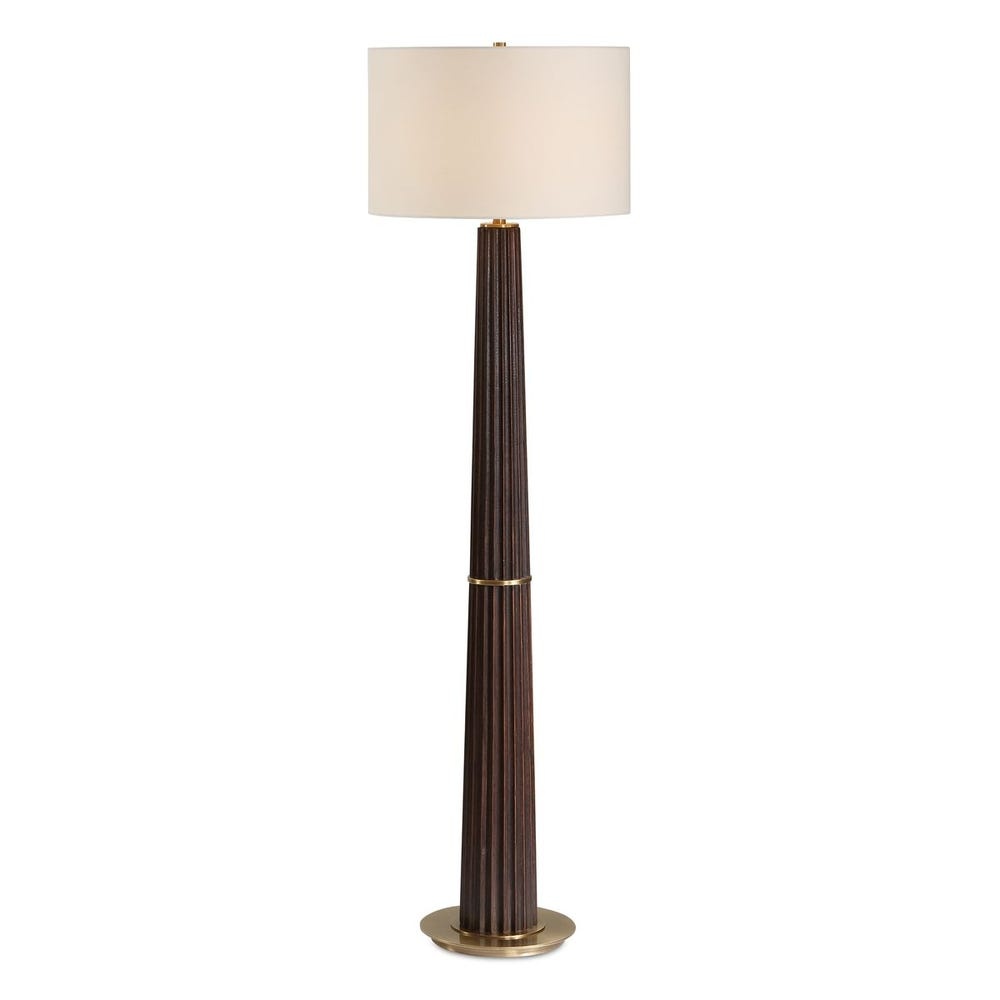 Uttermost Forage Dark Oak Floor Lamp