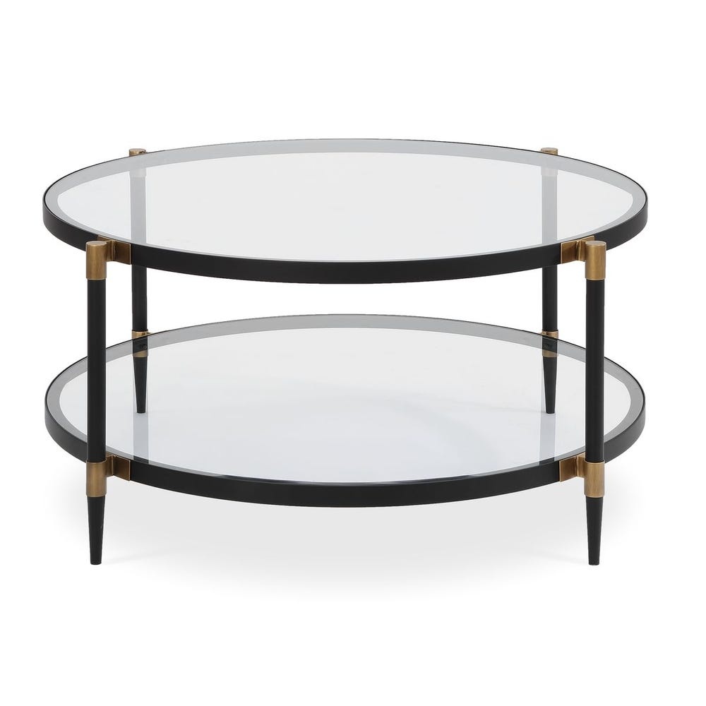 Uttermost Chadid Round Glass Coffee Table