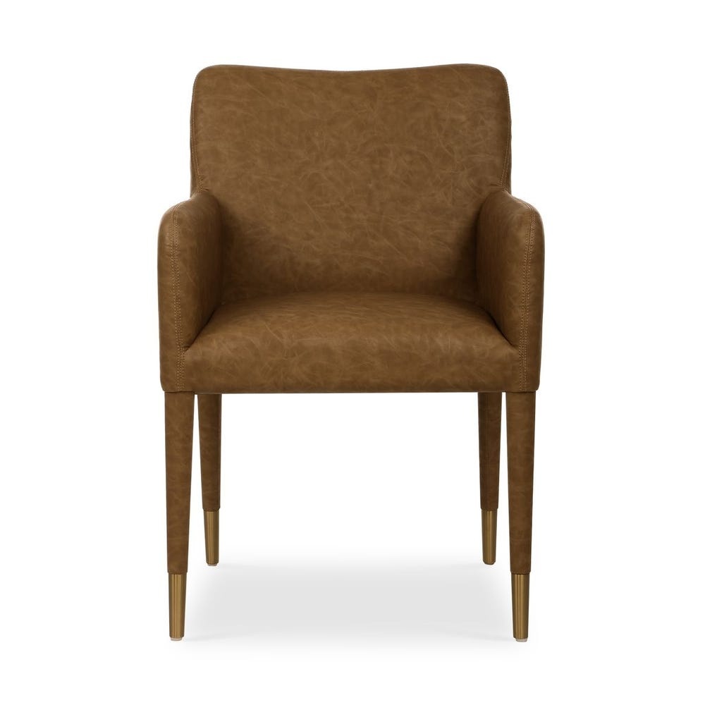 Uttermost Conifer Camel Dining Armchair