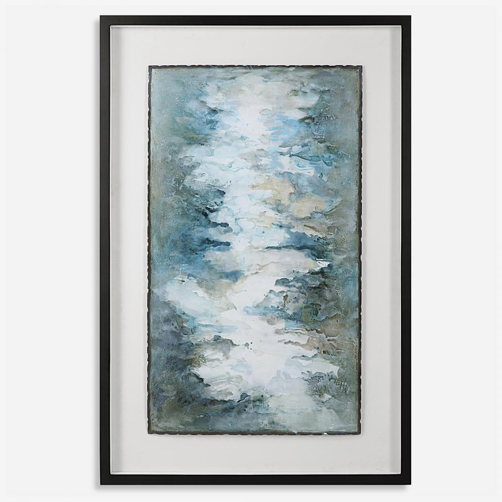 Lakeside Grande Framed Abstract Print