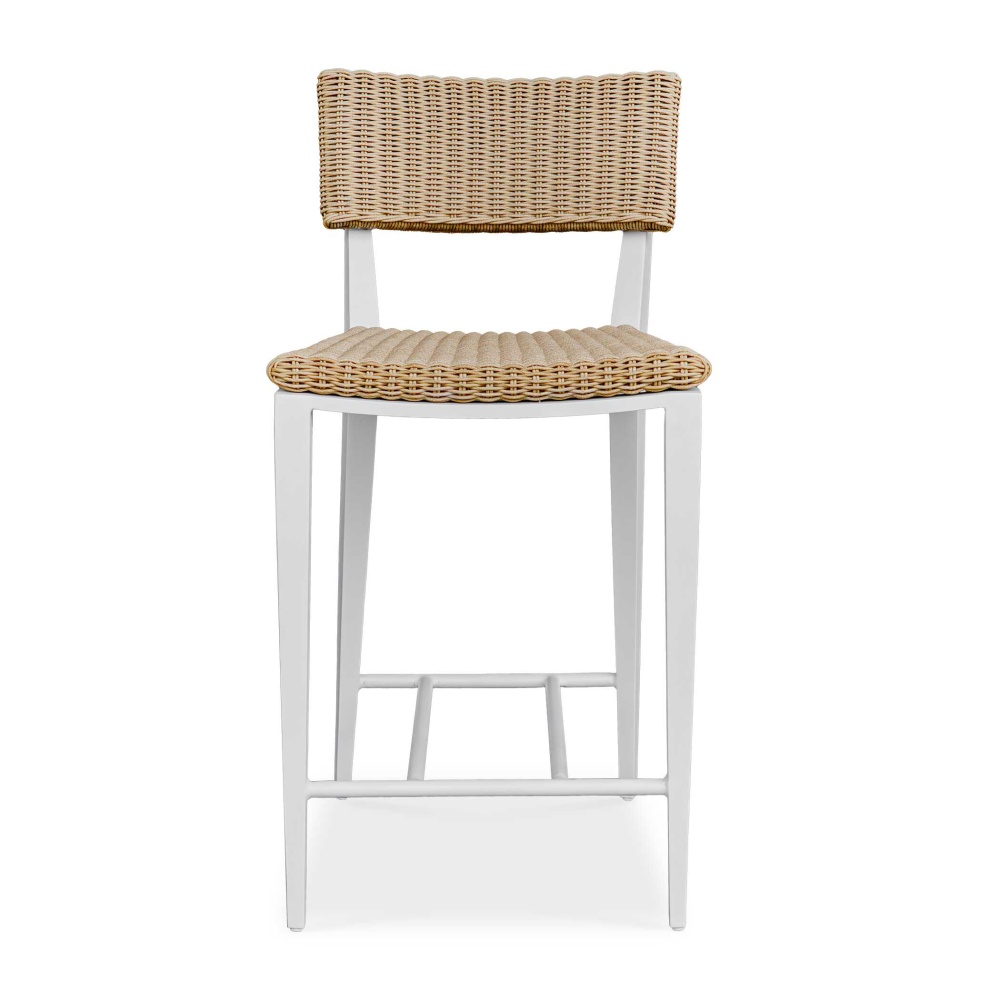 Uttermost Calbas White Outdoor Counter Stool