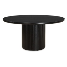 Uttermost 50147 - Uttermost Hersch Round Black Dining Table