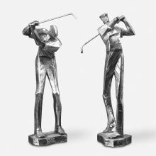 Uttermost 19675 - Uttermost Practice Shot Metallic Statues Set/2