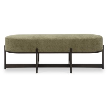 Uttermost 23924 - Uttermost Merino Moss Fabric Bench