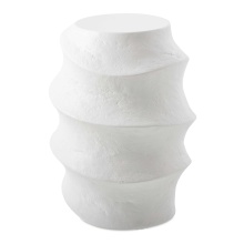 Uttermost 50201 - Uttermost Winded Outdoor White Accent Table