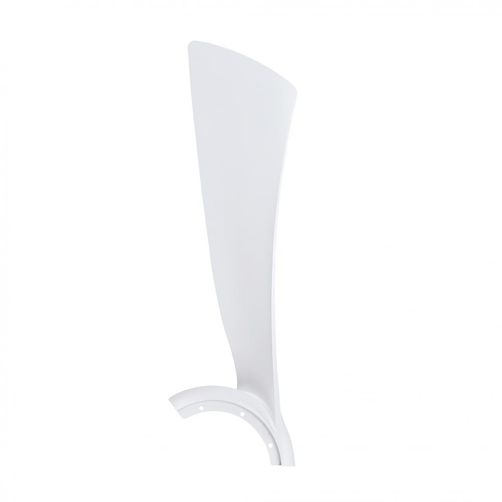 Wrap Custom 48 inch Indoor/Outdoor Ceiling Fan Blade Set of 3 - Matte White