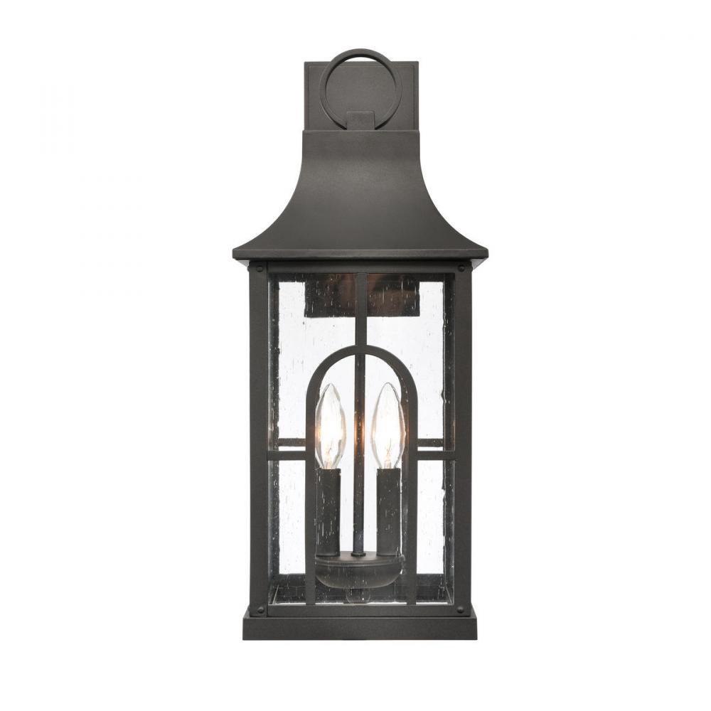 Triumph 21'' High 2-Light Outdoor Sconce - Textured Black