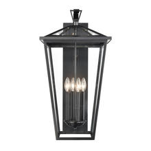 ELK Home 45476/4 - Main Street 28'' High 4-Light Outdoor Sconce - Black