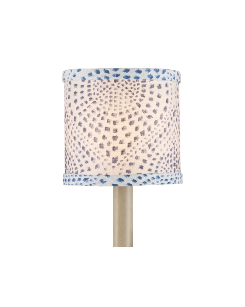 Lenore Blue Drum Chandelier Shade