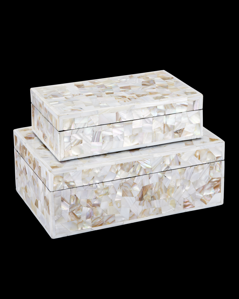 Uma Mother of Pearl Box Set of 2