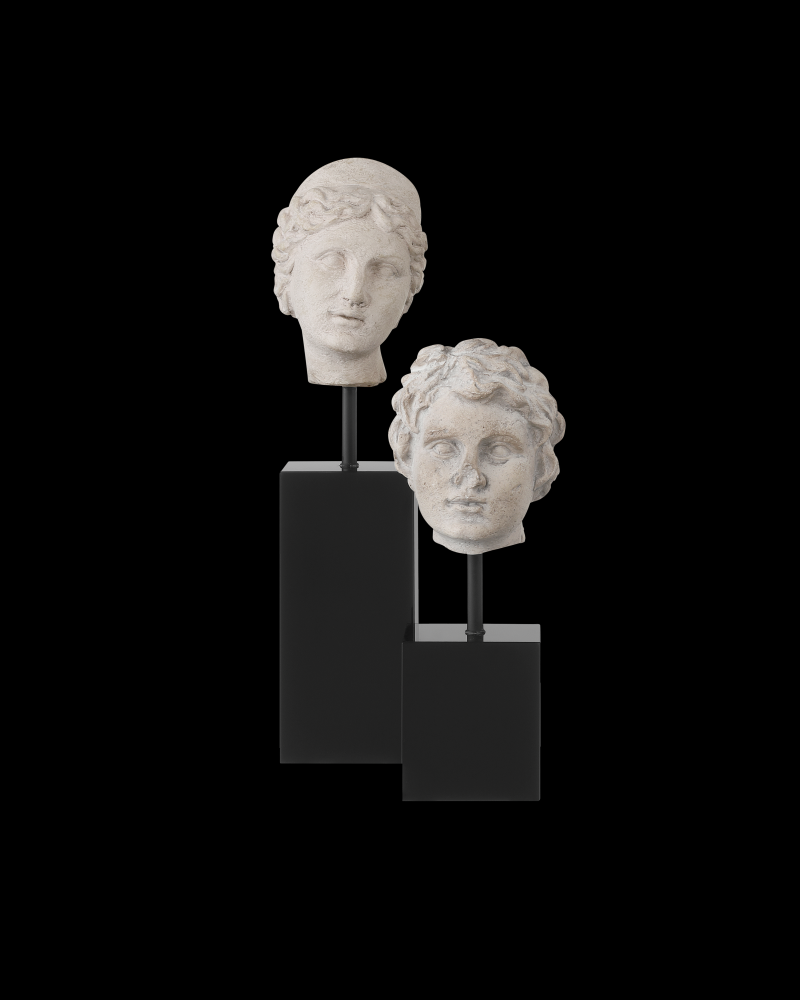 Venus Head on Stand Set of 2