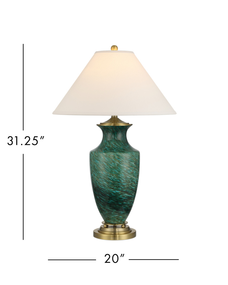 Claude Green Table Lamp