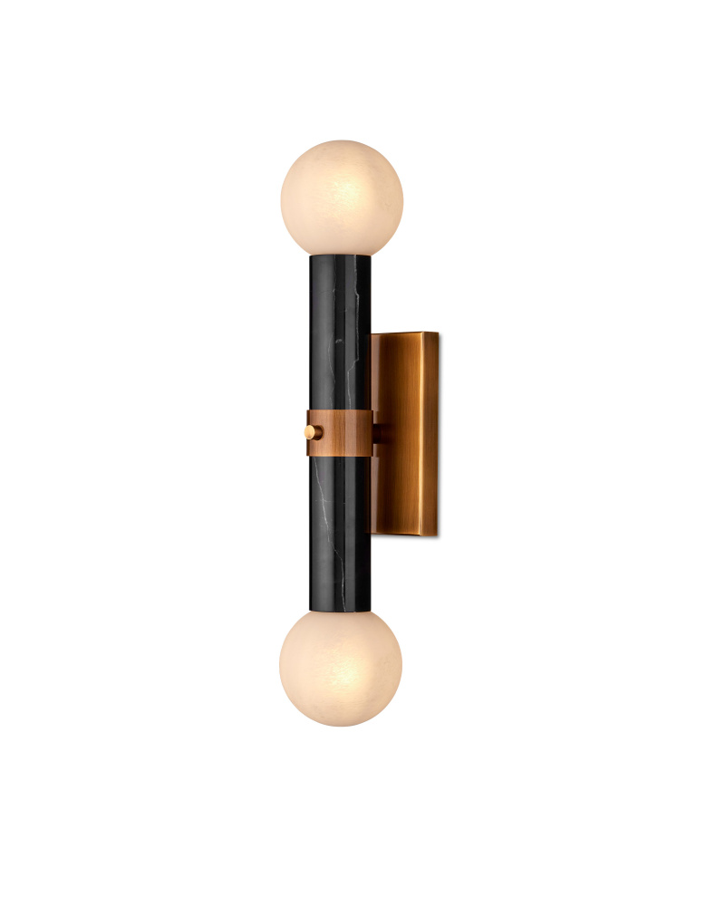 Beatrix Black Bath Wall Sconce