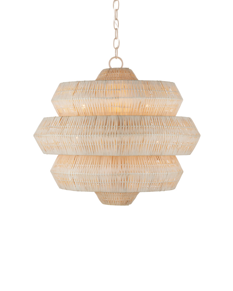 Antibes Small White Chandelier