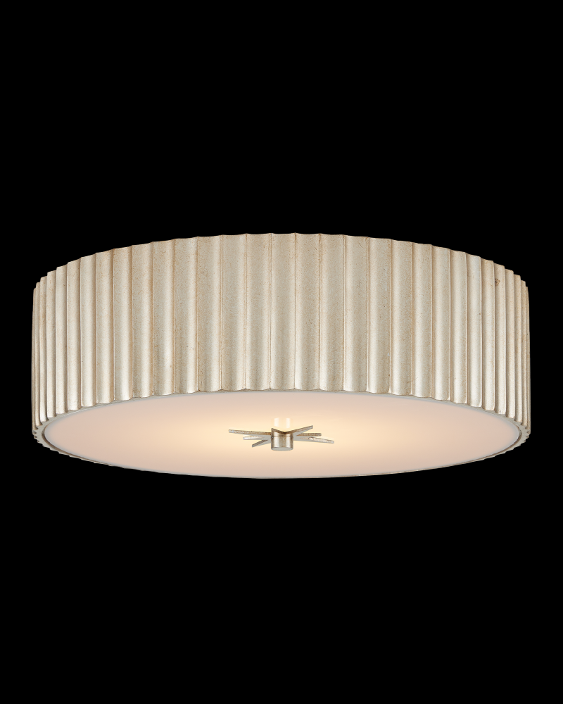 Caravel Silver Flush Mount