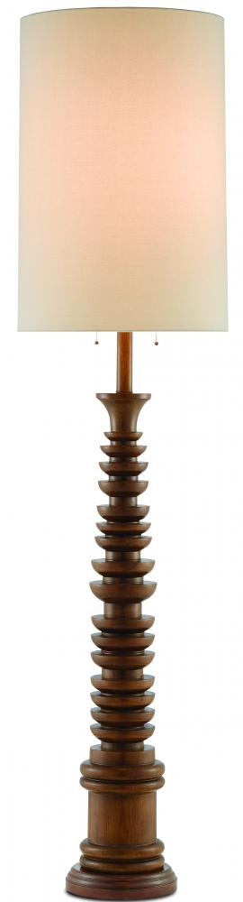 Malayan Natural Floor Lamp