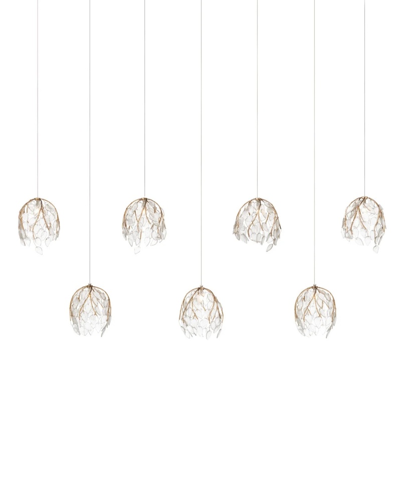 Banyan 7-Light Linear Multi-Drop Pendant