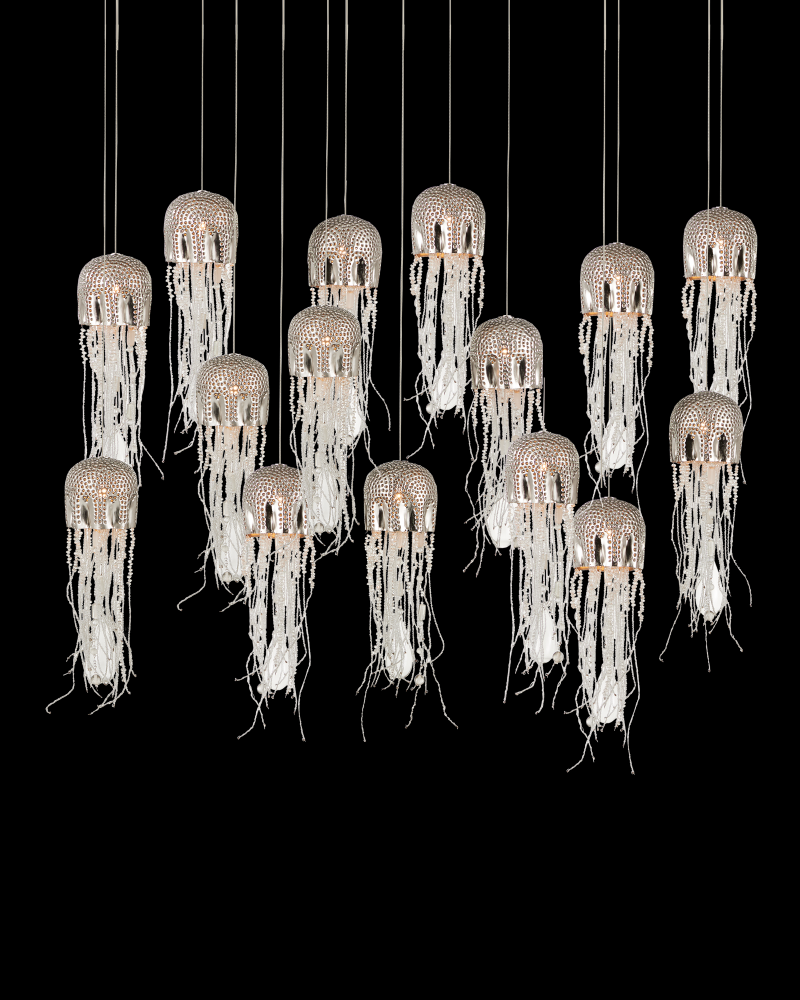 Medusa 15-Light Linear Multi-Drop Pendant