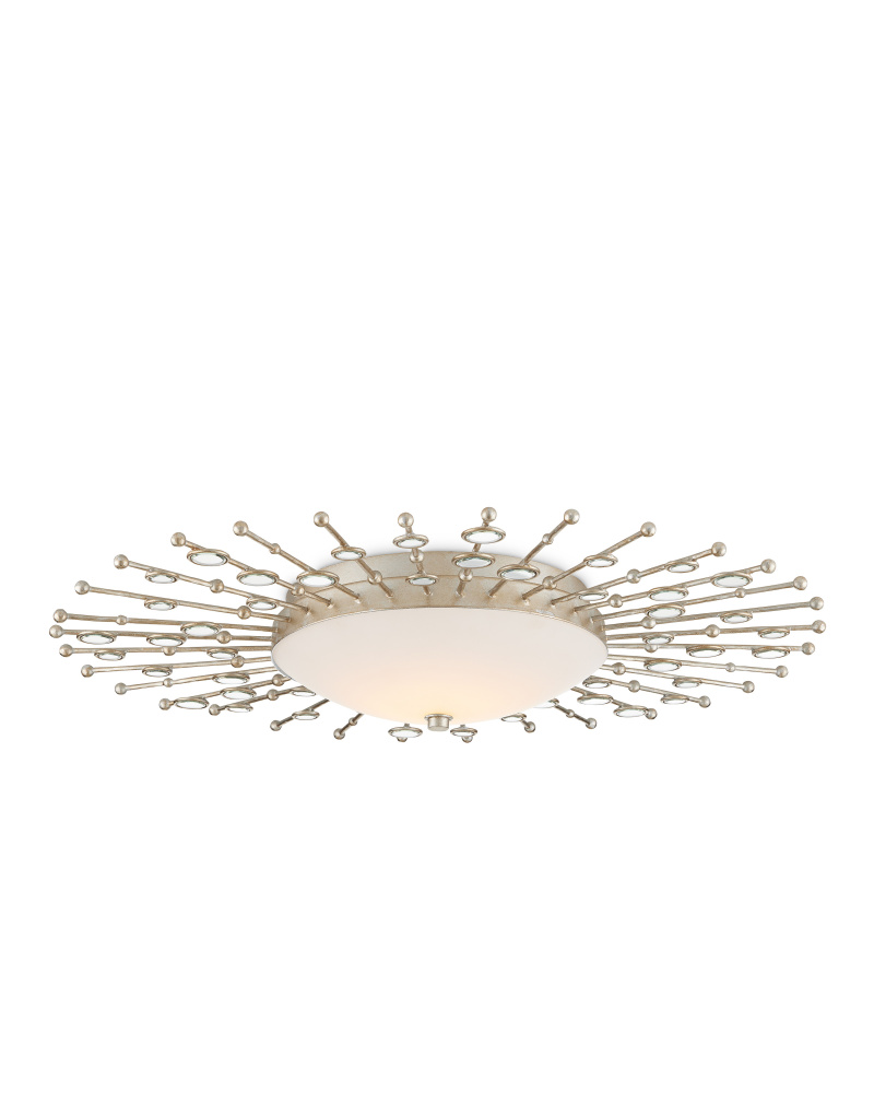Planisphere Silver Flush Mount