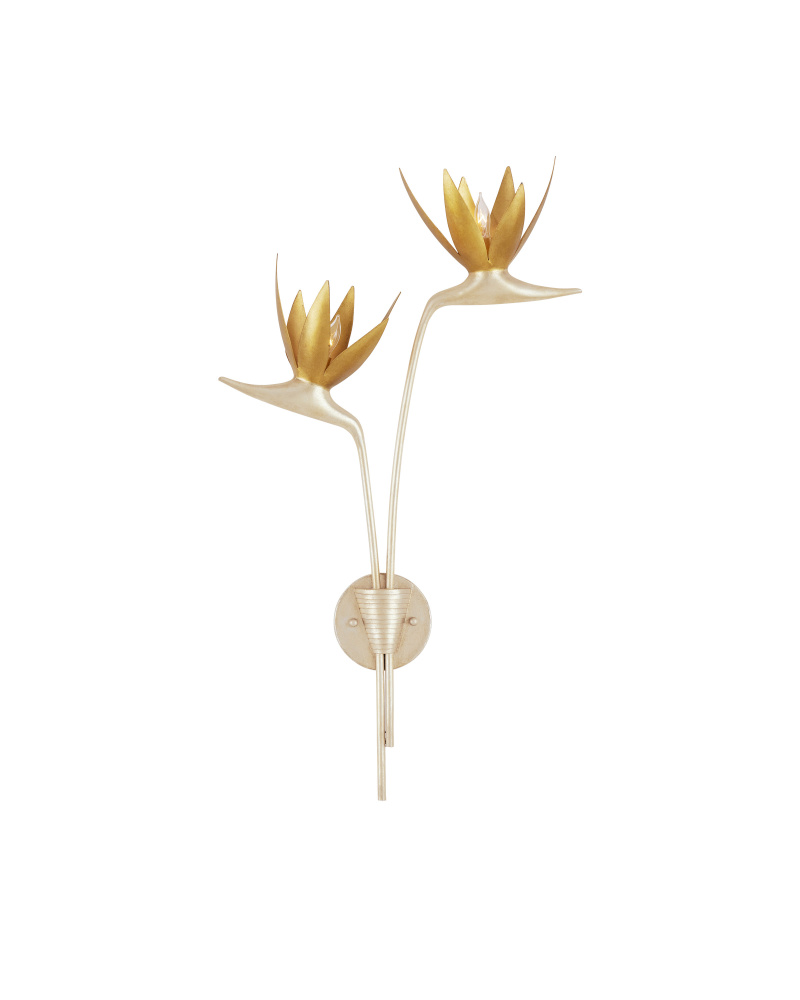 Paradiso Silver & Gold Wall Sconce, Right