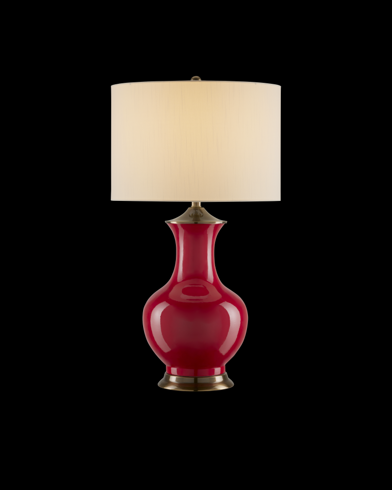 Lilou Red Table Lamp