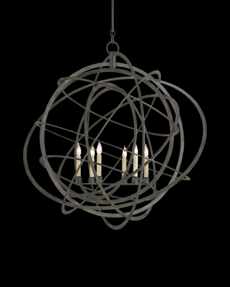 Genesis Black Orb Chandelier