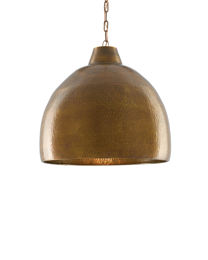 Earthshine Large Brass Pendant