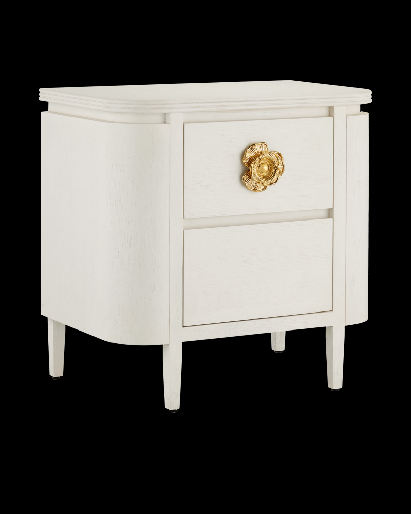 Briallen White Nightstand