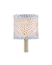 Currey 0900-0063 - Lenore Blue Drum Chandelier Shade