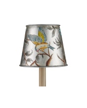 Currey 0900-0068 - Victoria Silver Tapered Chandelier Shade