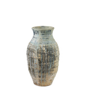 Currey 2200-0062 - Ragusa Large Antique Blue Drip Urn