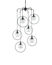 Currey 9869 - Moorsgate Black Multi-Pendant