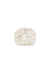 Currey 9000-0909 - Piero White 1-Light Round Multi-Drop Pendant