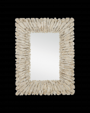 Currey 1000-0150 - Beachhead Whitewash Rectangular Mirror