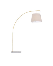 Currey 8000-0125 - Cloister Large Brass Floor Lamp