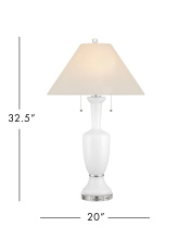 Currey 6000-1066 - Classico White Table Lamp