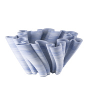 Currey 1200-1015 - Twirl Blue Bowl