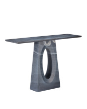 Currey 3000-0258 - Demi Black Console Table