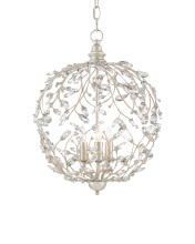 Currey 9000-0076 - Crystal Bud Silver Orb Chandelier