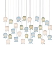 Currey 9000-1423 - Polpo Misto 30-Light Linear Multi-Drop Pendant