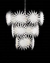 Currey 9000-1114 - Bismarkia Large White Chandelier