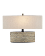Currey 6000-0858 - Innkeeper Rustic Oval Table Lamp