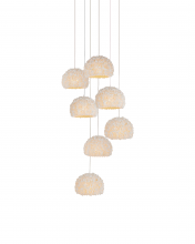 Currey 9000-1179 - Virtu 7-Light Round Multi-Drop Pendant